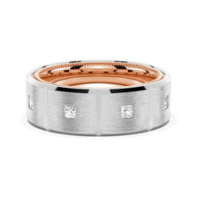 Load image into Gallery viewer, Princess Cut Moissanite Band for Him