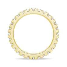 Load image into Gallery viewer, 2.2mm French Pave Round Cut Moissanite Ring Eternity Band