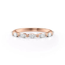 Load image into Gallery viewer, Delicate Marquise Cut Wedding Ring