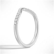 Load image into Gallery viewer, Petite Pave French Moissanite Wedding Band