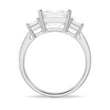 Load image into Gallery viewer, Accented Princess Cut Engagement Ring
