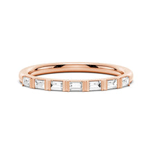 Load image into Gallery viewer, Unique Tension Set Moissanite Wedding Ring