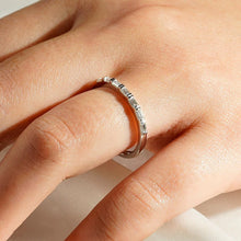 Load image into Gallery viewer, Tension Set Wedding Band for Women