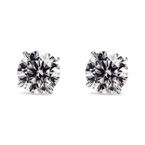moissanite stud earrings  
