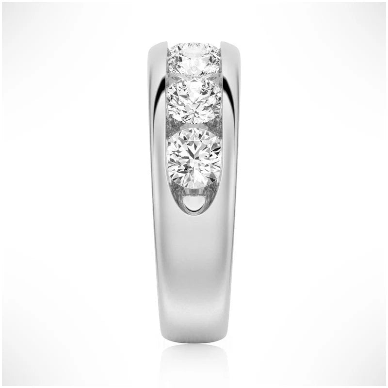 Moissanite Men’s Ring