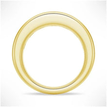 Load image into Gallery viewer, Channel Set Moissanite Men’s Wedding Band – Silver, Gold or Platinum Ring