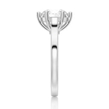 Load image into Gallery viewer, Elegant Moissanite Ring with Raised Prong