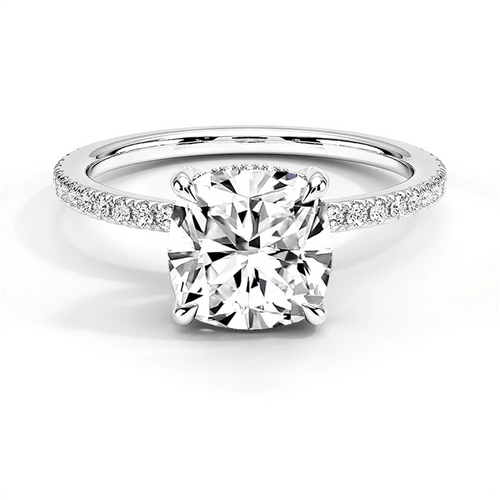 Cushion Cut Lab-Grown Diamond Engagement Ring