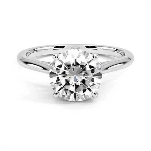 Round Cut Lab-Grown Diamond Engagement Ring