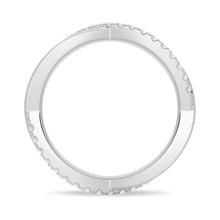 Load image into Gallery viewer, Delicate Moissanite Ring with Twist Design