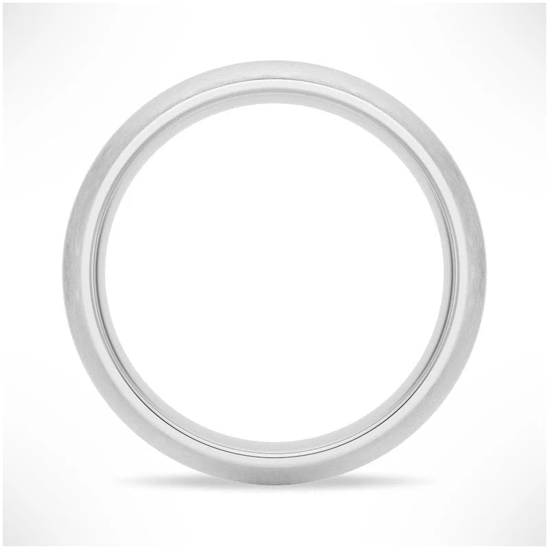 
Modern Men’s Wedding Band Matte Style
