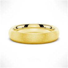 Load image into Gallery viewer, Gold Matte Wedding Ring for Men