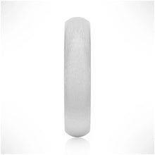 Load image into Gallery viewer, Matte Surface Platinum Men’s Ring