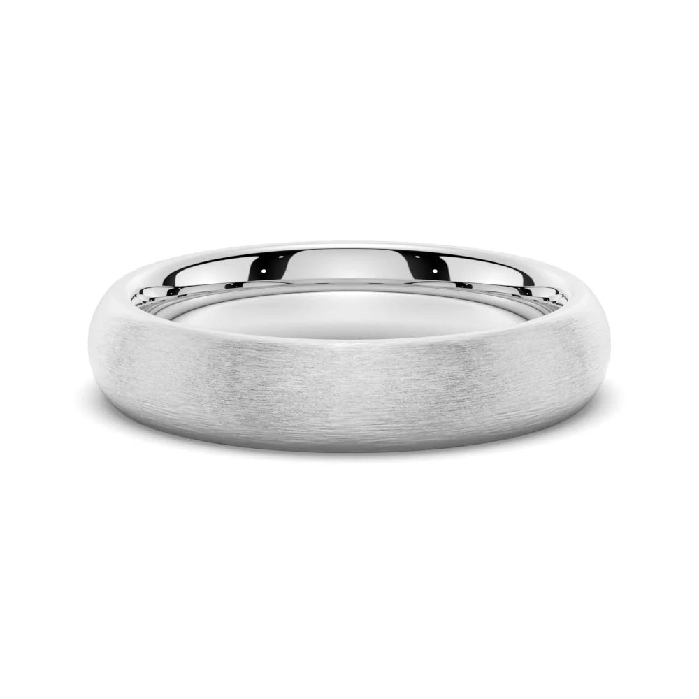 6mm Matte Finish Men’s Wedding Band