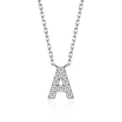 letter A pendant