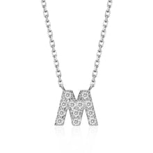 Load image into Gallery viewer, letter M necklace  