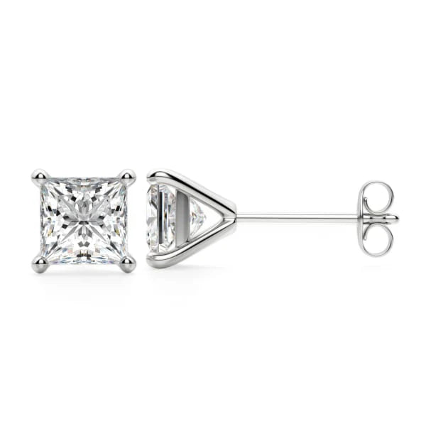 classic moissanite studs  