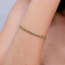 Load image into Gallery viewer, white sapphire bracelet  