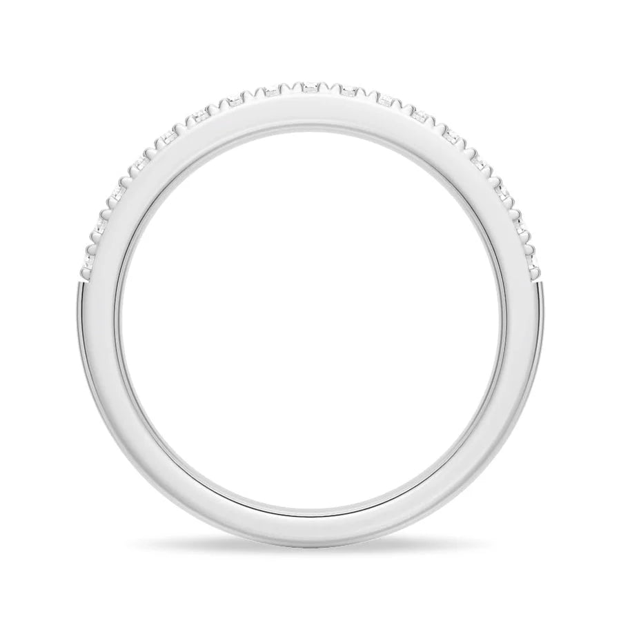 Timeless Wedding Band in Platinum Finish