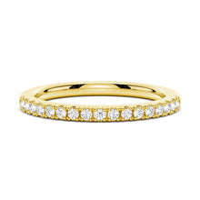 Load image into Gallery viewer, Minimalist Wedding Band with Moissanite