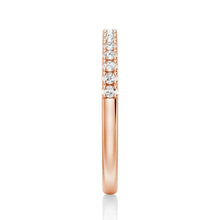 Load image into Gallery viewer, 2.2mm Moissanite Wedding Band – Classic Round Cut Eternity Ring