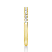 Load image into Gallery viewer, 2.2mm Moissanite Wedding Band – Classic Round Cut Eternity Ring