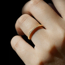 Load image into Gallery viewer, Gold Moissanite Stackable Ring for Women