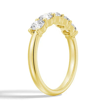 Load image into Gallery viewer, Classic Shared Prong Set Moissanite Ring Wedding Band Stone T.W 2CT- S925 Silver / 10K Gold / 14K Gold / 18K Gold / Platinum