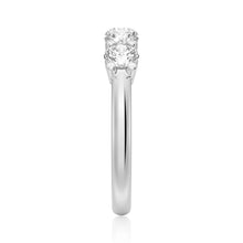 Load image into Gallery viewer, Classic Shared Prong Set Moissanite Ring Wedding Band Stone T.W 2CT- S925 Silver / 10K Gold / 14K Gold / 18K Gold / Platinum