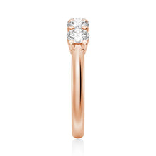 Load image into Gallery viewer, Classic Shared Prong Set Moissanite Ring Wedding Band Stone T.W 2CT- S925 Silver / 10K Gold / 14K Gold / 18K Gold / Platinum