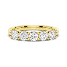 Load image into Gallery viewer, Classic Shared Prong Set Moissanite Ring Wedding Band Stone T.W 2CT- S925 Silver / 10K Gold / 14K Gold / 18K Gold / Platinum