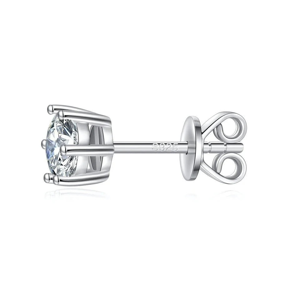 1 ct stud earrings  