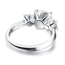 Load image into Gallery viewer, Anniversary Ring with Round Moissanite Stones