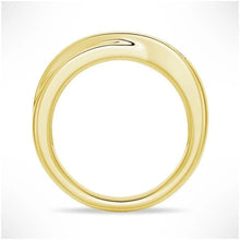Load image into Gallery viewer, Crossover Channel Set Moissanite Men’s Wedding Band – Silver, Gold, or Platinum Ring