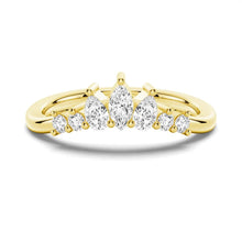 Load image into Gallery viewer, Moissanite Wedding Band in  Gold