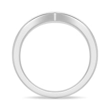 Load image into Gallery viewer, Platinum Curved Moissanite Ring Design