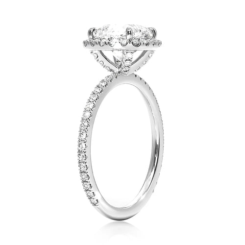 Lab-Grown Diamond Ring with Four-Prong Setting