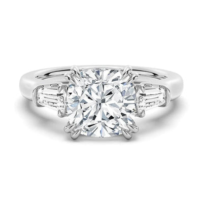 Cushion Cut Lab-Grown Diamond Ring