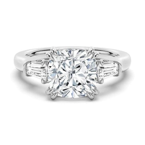 Cushion Cut Lab-Grown Diamond Ring