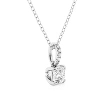 Load image into Gallery viewer, hidden halo necklace  