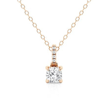 Load image into Gallery viewer, moissanite solitaire necklace 