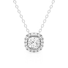 Load image into Gallery viewer, cushion cut necklace  