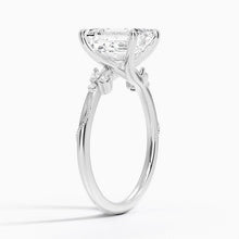 Load image into Gallery viewer, 2 Carat Moissanite Ring in Platinum Finish