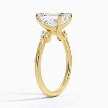 Load image into Gallery viewer, Timeless Solitaire Engagement Ring with Emerald Stone