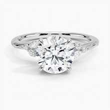 Load image into Gallery viewer, Elegant Round Moissanite Engagement Ring