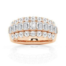 Load image into Gallery viewer, Mixed Cut Moissanite Fashion Ring