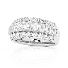 Load image into Gallery viewer, Elegant Geometric Moissanite Ring