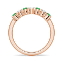 Load image into Gallery viewer, Colorful Half Eternity Gemstone Ring
