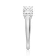 Load image into Gallery viewer, Elegant Eternity Band with Mixed Cut Stones