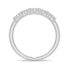 Load image into Gallery viewer, Comfort Fit Pavé and Emerald Cut Band